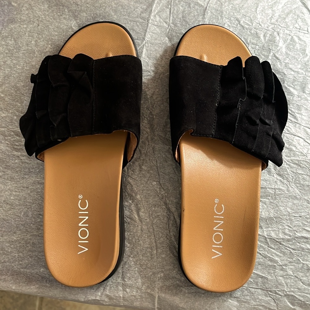 Vionic Palm Roni Slide Sz 6.5 - Picture 2 of 5